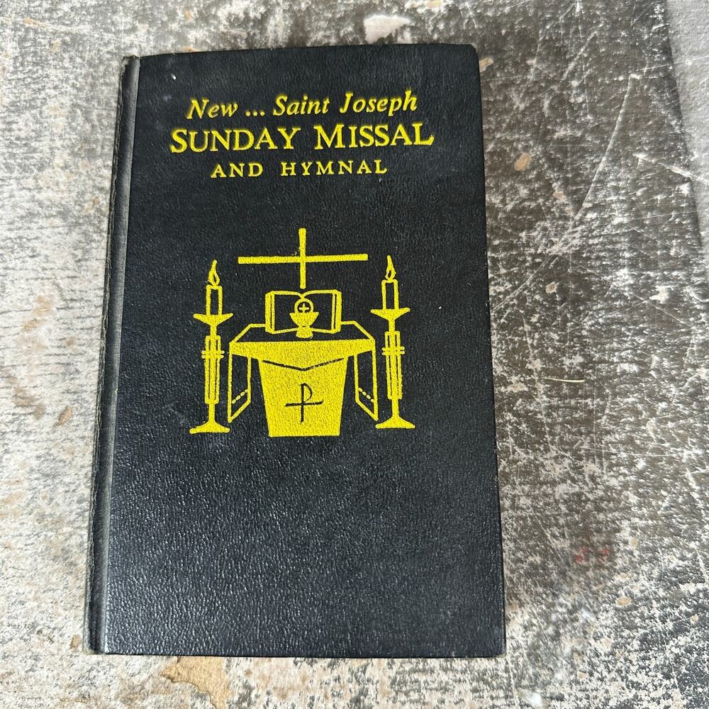 1967 "New Saint Joseph Sunday Missal And Hymnal", Catholic Book Pub. CO.